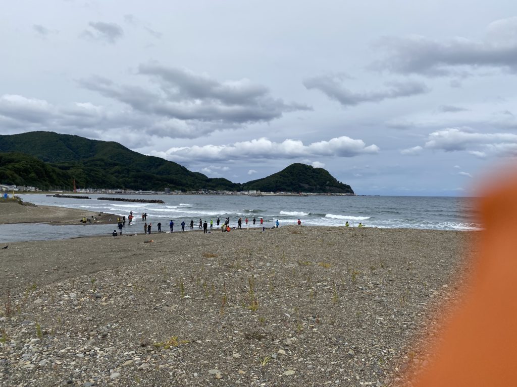 古平川河口海岸 鮭釣り 9 26 北海道の釣りと日常